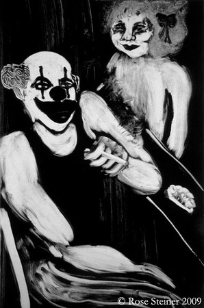 Clown & Child
Mono Print, 22"x28"